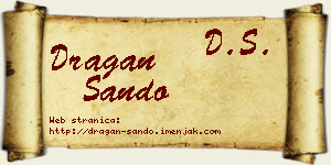 Dragan Sando vizit kartica